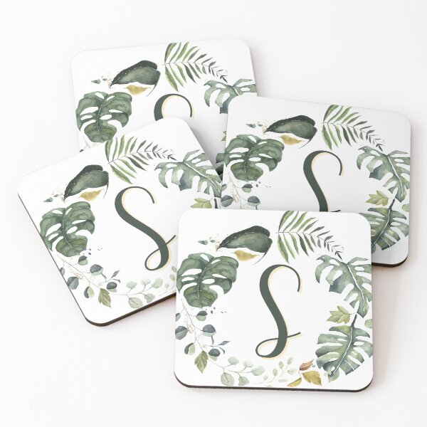 Item preview, Floral Wreath Initial Letter S designed and sold by TheFamilyVan.