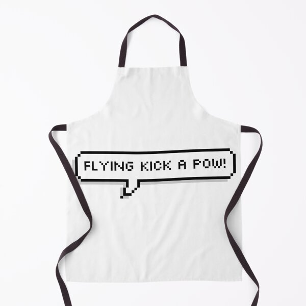 Item preview, Flying Kick-a-Pow! Pixel Speech Bubble designed and sold by Lemon Merch.