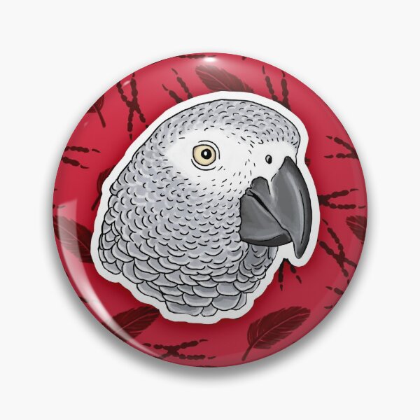 Item preview, African Grey Parrots Pattern (Red) designed and sold by MaratusFunk.
