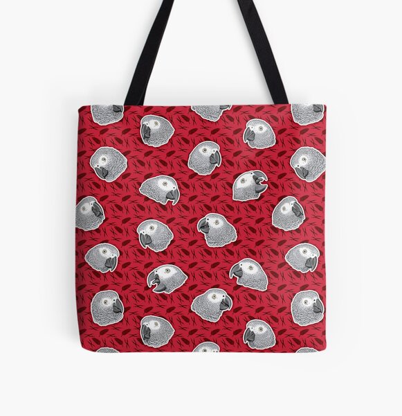 Item preview, African Grey Parrots Pattern (Red) designed and sold by MaratusFunk.