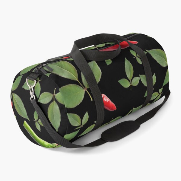 Item preview, Red chilli and green leaf pattern design mask designed and sold by KGN  CREATIVITY.