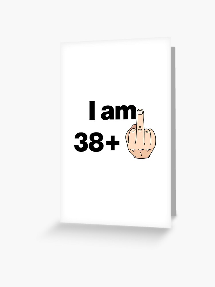 Funny 39th Birthday Card Personalised for Him or for Her 