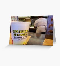 Waffle House Greeting Card