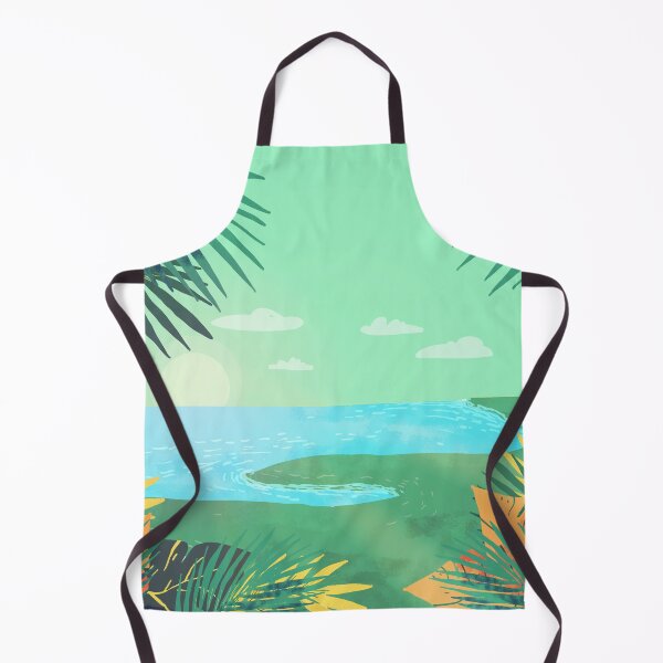 Item preview, Beautiful Summer Tropical Landscape designed and sold by Vector Scout Lab.