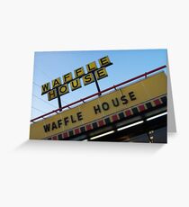 Waffle House, Piedmont Road, Atlanta Greeting Card
