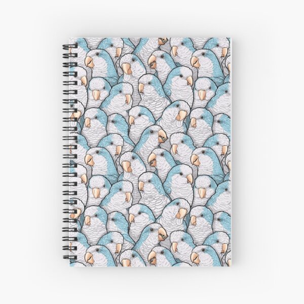 Item preview, Blue Quaker Monk Parakeets designed and sold by MaratusFunk.