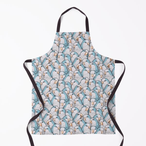 Item preview, Blue Quaker Monk Parakeets designed and sold by MaratusFunk.