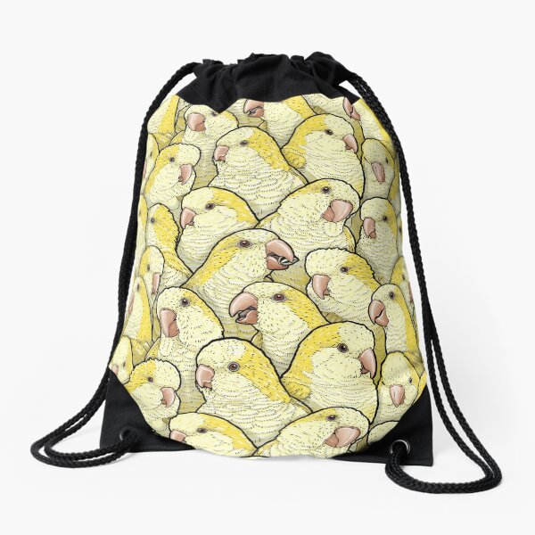 Item preview, Yellow Lutino Quaker Monk Parakeets designed and sold by MaratusFunk.