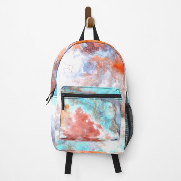 Item preview, Blue orange bright marble designed and sold by Kolinnaprint.
