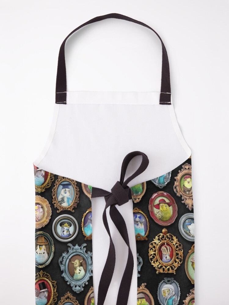 Alternate view of Budgies in Hats Apron