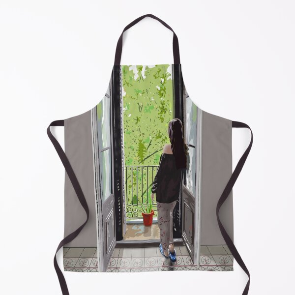 Item preview, The girl at the window designed and sold by Emi Yañez.