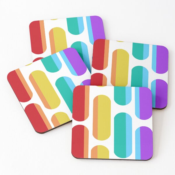 Item preview, Rainbow Colored Oblongs designed and sold by somebasic.
