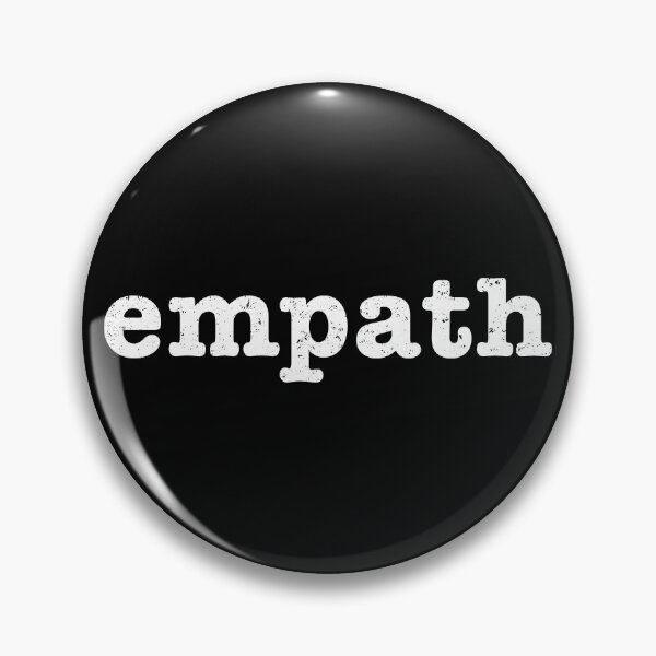 Aperçu de l'œuvre Empath (texte blanc) créée et vendue par SouthAndSunny.