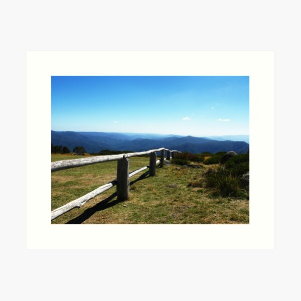 Item preview, Fence-line - Alpine National Park, Victoria. designed and sold by Marilyn Harris.