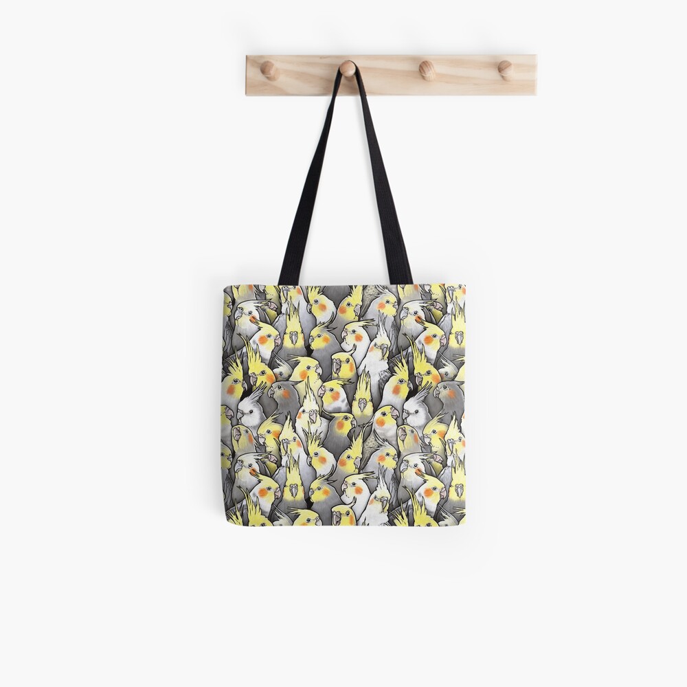 Cockatiels Galore Tote Bag