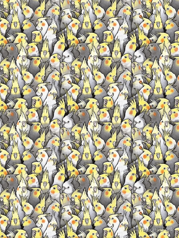 Cockatiels Galore by MaratusFunk