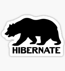 Bär Hibernate Sticker