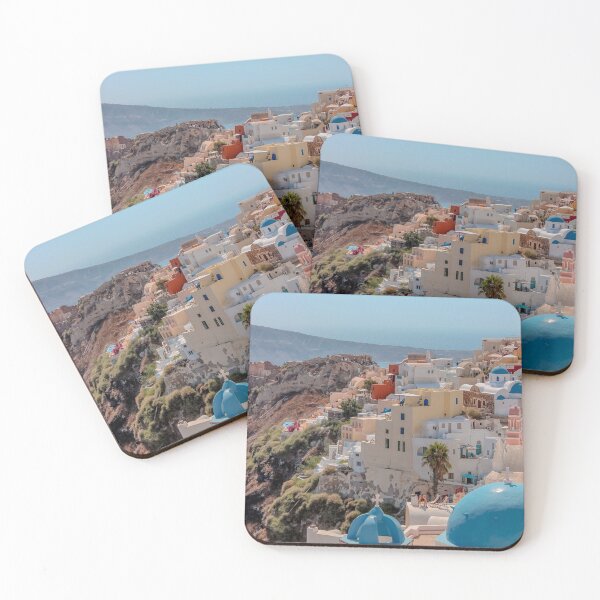 Artikelvorschau, Leben in Oia - Santorini Griechenland - Pastell Flitterwochen Travel Vibes entworfen und verkauft von growingandgoing.