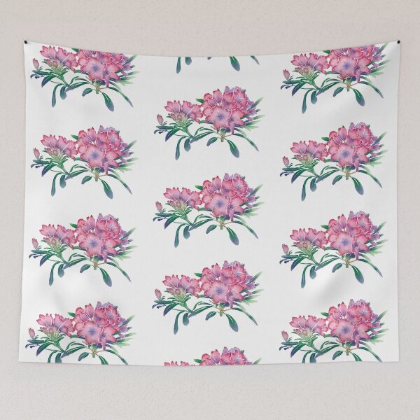 Item preview, Beautiful romantic blooming rhododendron branches designed and sold by AsyaTury.
