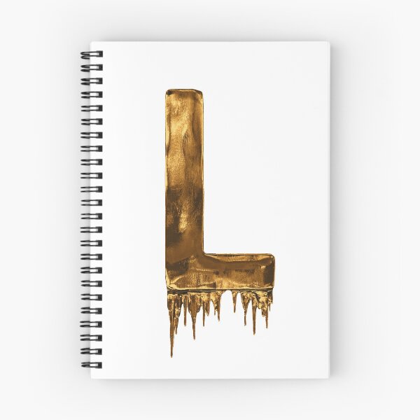 Item preview, Gold Drip Alphabet Letter L designed and sold by MPowerTeez.