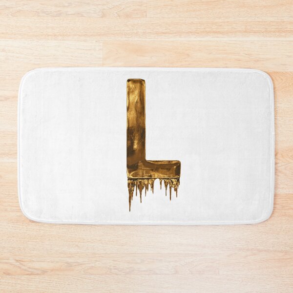 Item preview, Gold Drip Alphabet Letter L designed and sold by MPowerTeez.