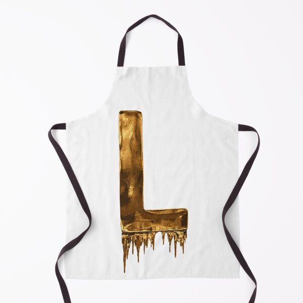 Item preview, Gold Drip Alphabet Letter L designed and sold by MPowerTeez.