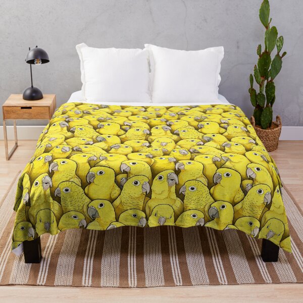 Golden Conures Throw Blanket