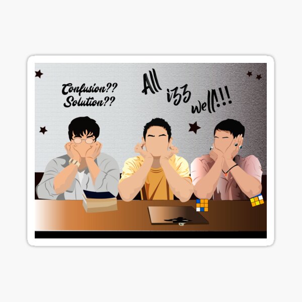 3 Idiots Stickers for Sale | Redbubble 3 Idiots Stickers for Sale | Redbubble