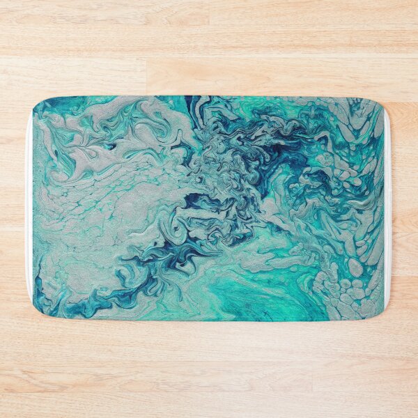 Item preview, Turquoise River designed and sold by WILD CROW STUDIO.