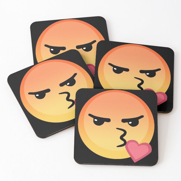 Artikelvorschau, wütender Kuss Emoticon entworfen und verkauft von -OHA-.