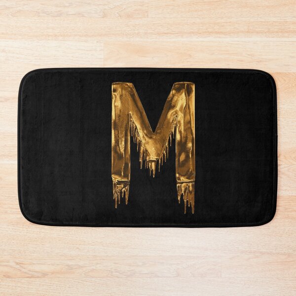 Item preview, Copy of Gold Drip  on Black Alphabet Letter M designed and sold by MPowerTeez.