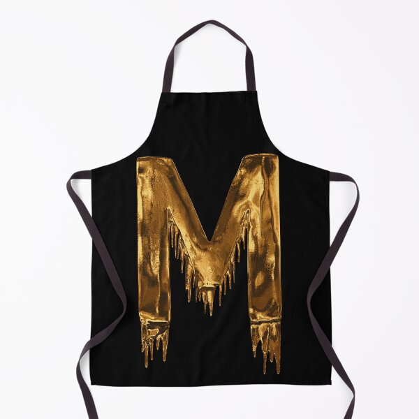 Item preview, Copy of Gold Drip on Black Alphabet Letter M designed and sold by MPowerTeez.