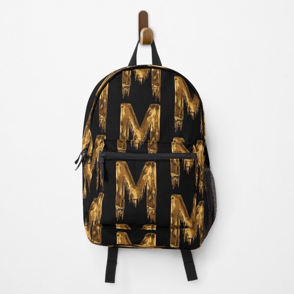 Item preview, Copy of Gold Drip  on Black Alphabet Letter M designed and sold by MPowerTeez.