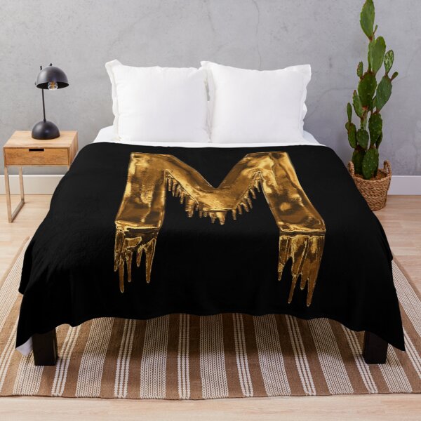 Item preview, Copy of Gold Drip  on Black Alphabet Letter M designed and sold by MPowerTeez.