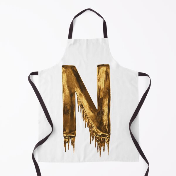 Item preview, Gold Drip Alphabet Letter N designed and sold by MPowerTeez.