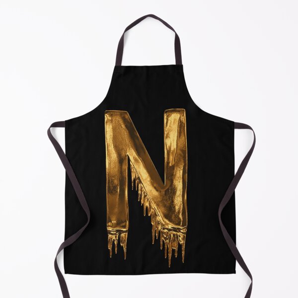 Item preview, Copy of Gold Drip on Black Alphabet Letter N designed and sold by MPowerTeez.