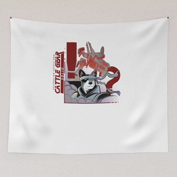 Item preview, Cattle Gear Solid Australian Cattle Dog Video Game Parody designed and sold by sidehustledog.