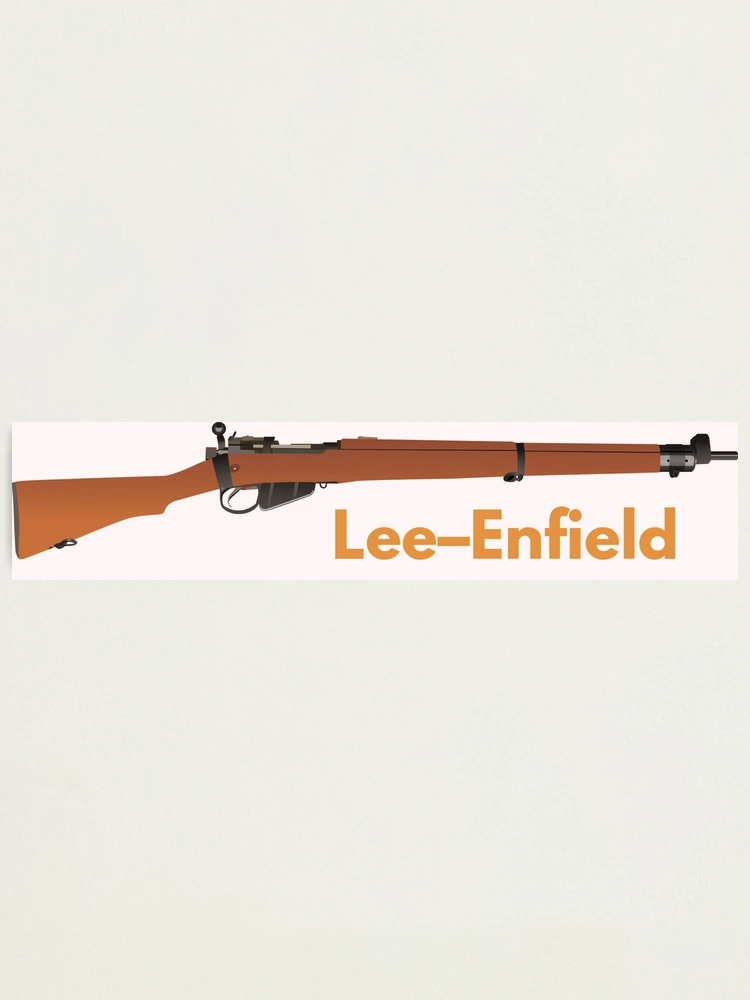 Lee-Enfield British WW2 Rifle Photographic Print for Sale by