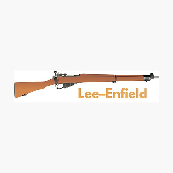 Exposed Poster Lee Enfield SMLE Gun Rifle British Empire 303 WWI WW1 Print  Art