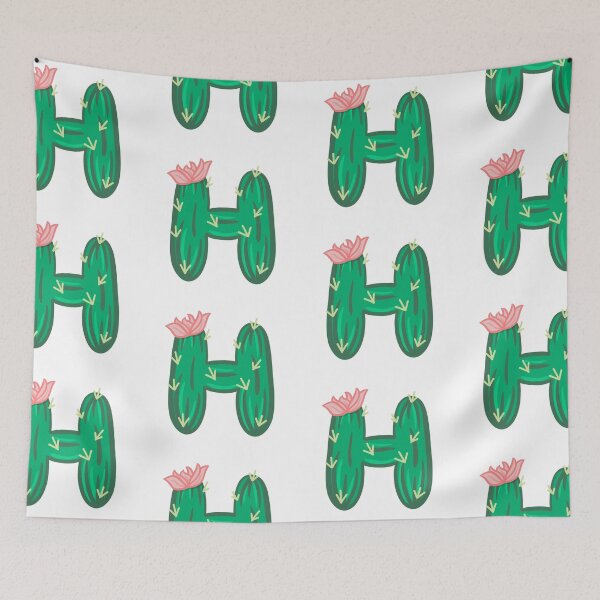 Item preview, H (Cactus Letter) designed and sold by Minaficent.