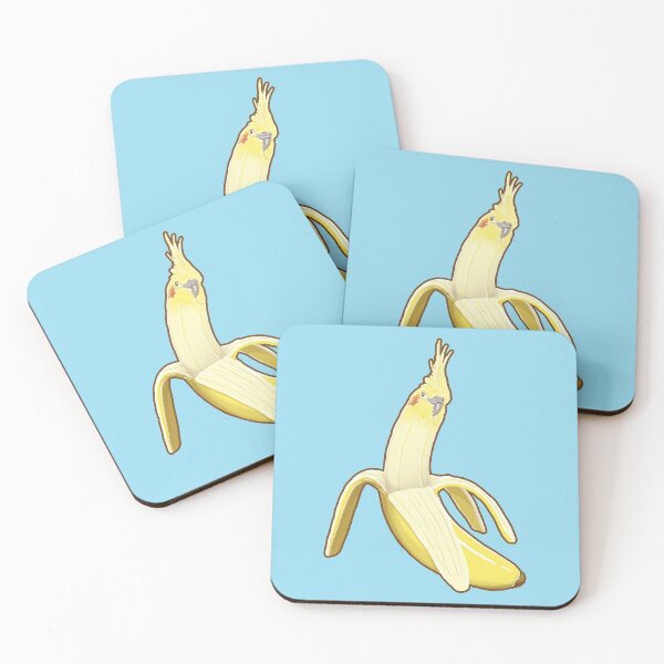 Item preview, Bananaaaa! - Cockatiel Banana Pattern designed and sold by MaratusFunk.