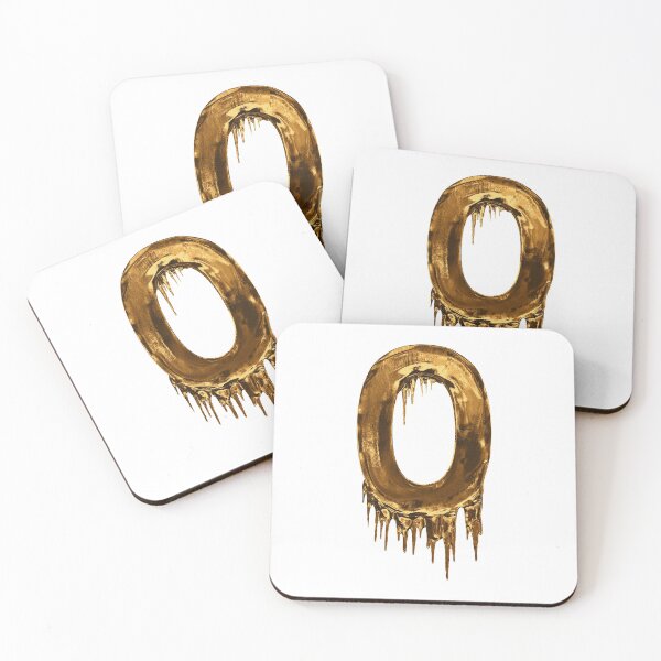 Item preview, Gold Drip Alphabet Letter O designed and sold by MPowerTeez.