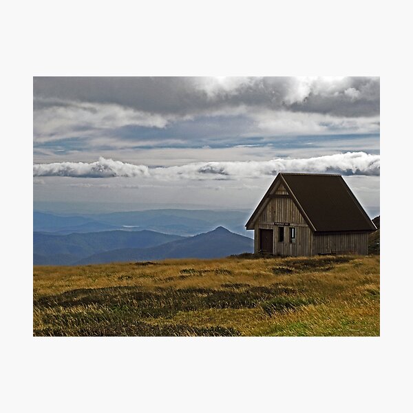Item preview, Pendergast Hut - Mt Buller, Victorian High Country. designed and sold by Marilyn Harris.