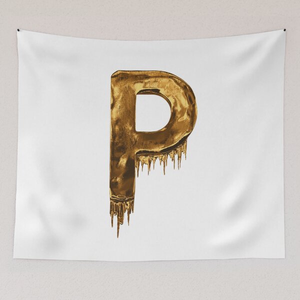 Item preview, Copy of Gold Drip Alphabet Letter P designed and sold by MPowerTeez.