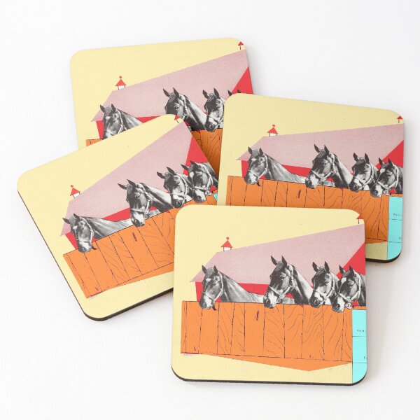 Item preview, 1950's Noemac Radio Station ad with Thoroughbred Race Horses designed and sold by Love30smovies.