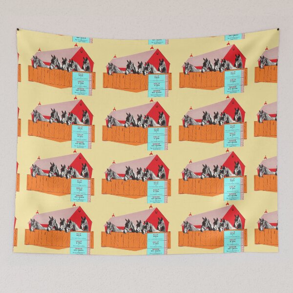 Item preview, 1950's Noemac Radio Station ad with Thoroughbred Race Horses designed and sold by Love30smovies.