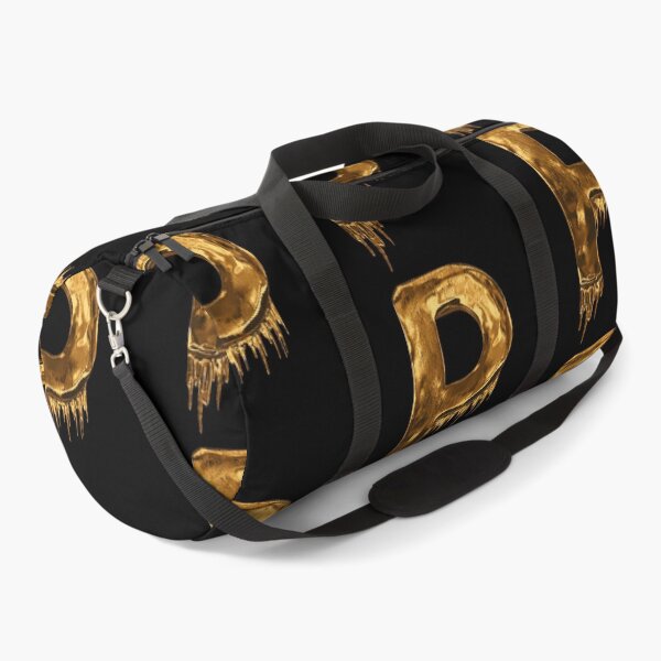 Item preview, Gold Drip Alphabet Letter P on Black  designed and sold by MPowerTeez.