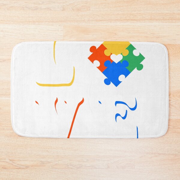 Item preview, Bee Kind Beautiful Autism Awareness Gift gift design Puzzle print designed and sold by Lisbob.