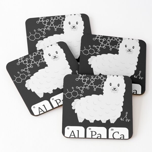 Item preview, Alpaka-Periodensystem-T-Stück, Lama-design, Chemie-design print designed and sold by Lisbob.