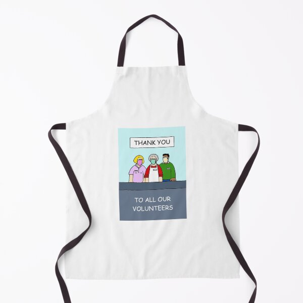 Item preview, Covid 19 Thank You to Volunteers Cartoon Group designed and sold by KateTaylor.